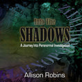 Book cover of 'Into The Shadows' E-book by Allison Robins with mystical symbols and text.