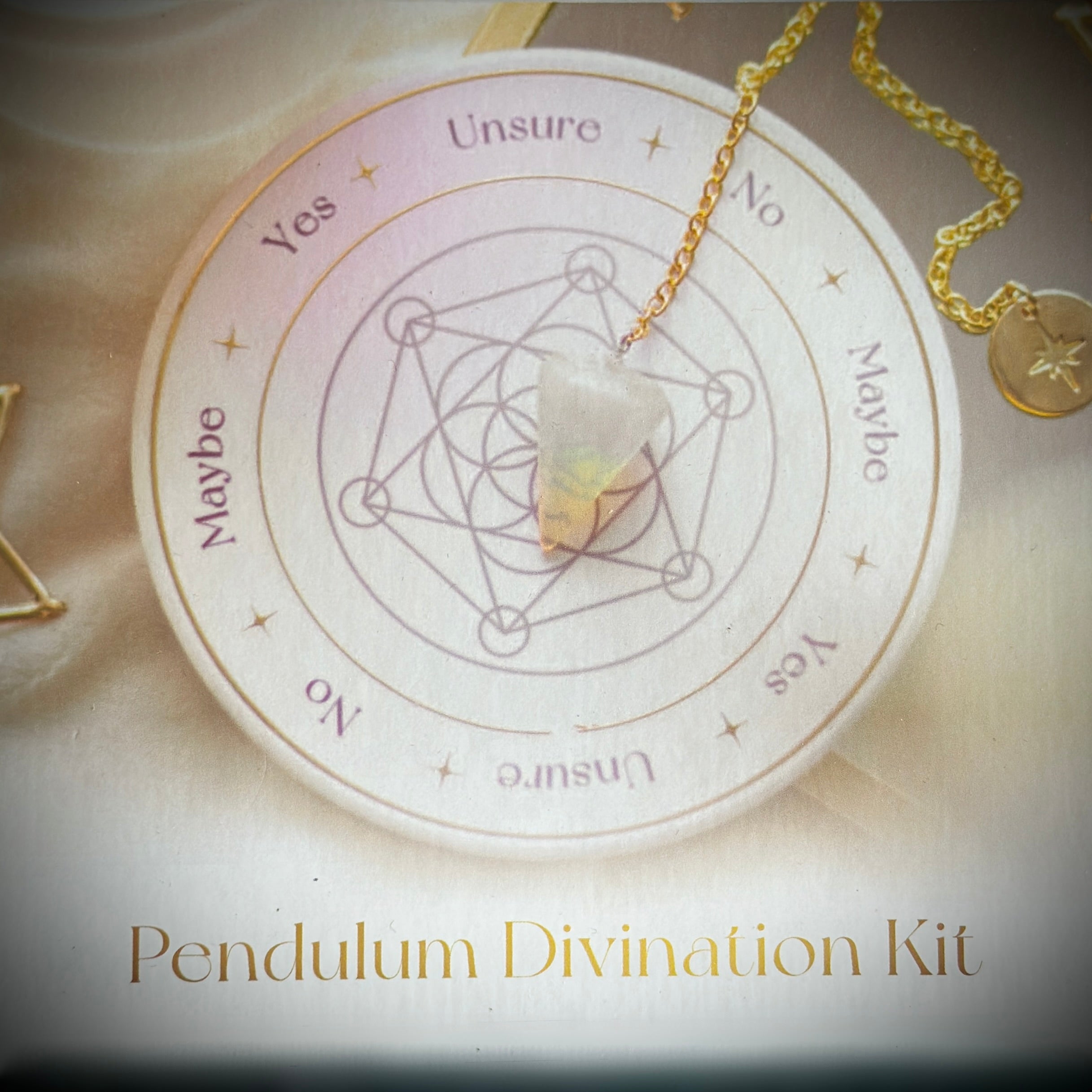 Pendulum Divination Kit box design